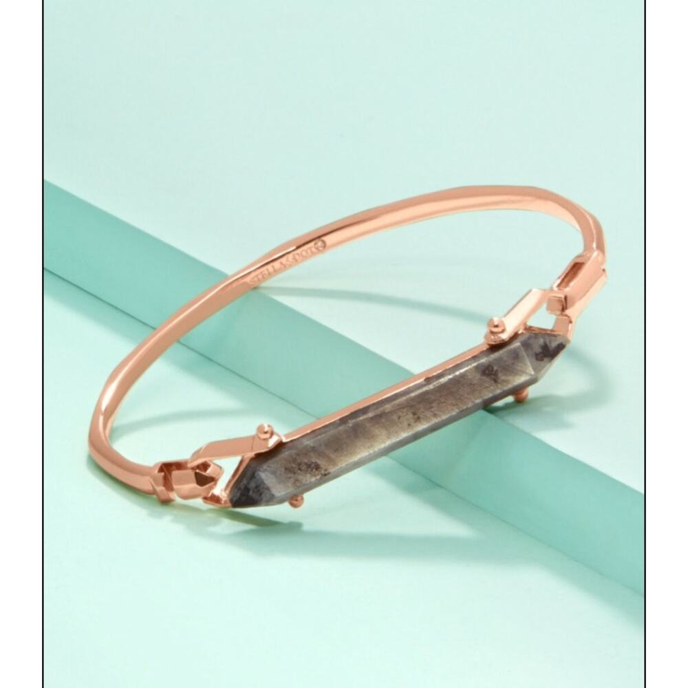 Stella & Dot Stone Rebel Bracelet Rose Gold